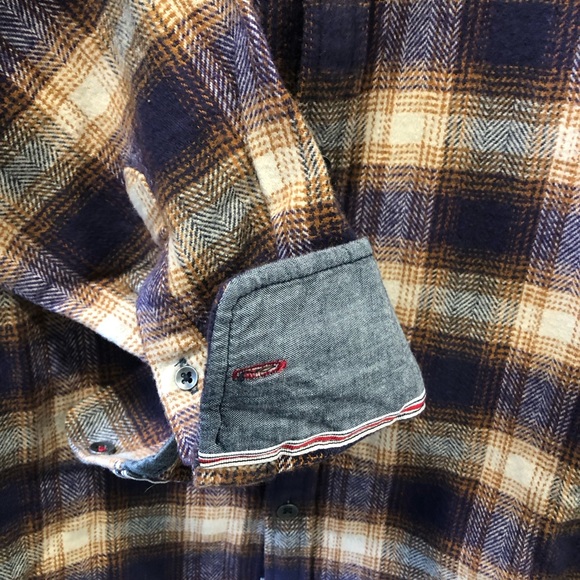 🆕Flag and Anthem Men’s Flannel Long Sleeve Single Pocket ~ Size Medium - Picture 7 of 7